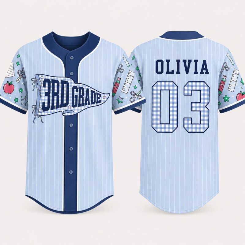 Personalized Grade Baseball Jersey