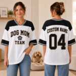 Sapelle Dog Mom Mesh Graphic Tee
