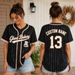 Sapelle Ghost Bakery Baseball Jersey Custom Baker Name Number Graphic Tee