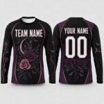 Sapelle Gothic Rose Long Sleeve Graphic Tee