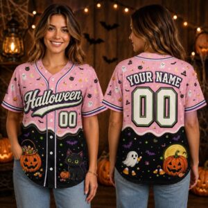 Sapelle Halloween Baseball Graphic Tee