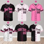 Sapelle-Pink-Halloween-Graphic-Tee-Custom-Team-Name-Spooky-Baseball-Jersey Sapelle Pink Halloween Graphic Tee Custom Team Name Spooky Baseball Jersey