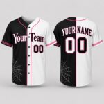 Sapelle-Pink-Halloween-Graphic-Tee-Custom-Team-Name-Spooky-Baseball-Jersey-6