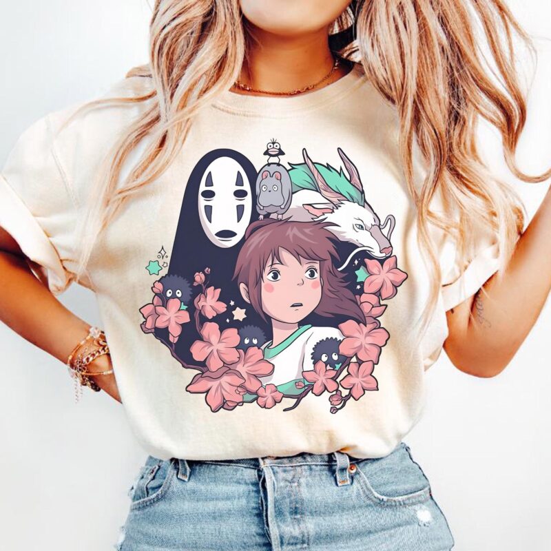 No Face and Haku Graphic Tee Sapelle