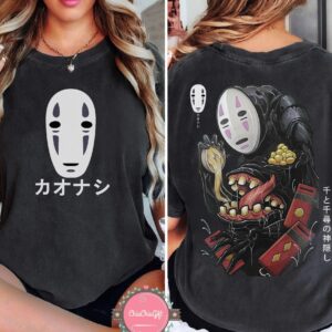 Spirited Away No Face Y2K Graphic Tee Sapelle