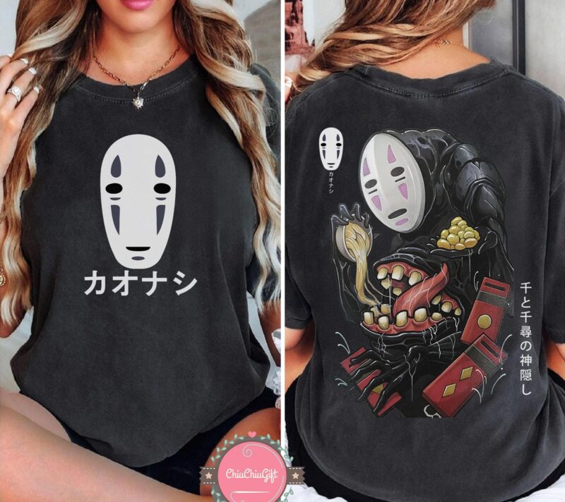 Spirited-Away-No-Face-Y2K-Graphic-Tee-Sapelle Spirited Away No Face Y2K Graphic Tee Sapelle