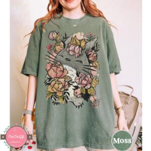 Totoro Floral Sapelle Graphic Tee