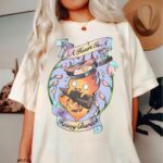 Vintage-Calcifer-Howls-Moving-Castle-Graphic-Tee-Sapelle-1