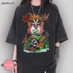 Vintage-Forest-Spirit-Graphic-Tee-for-Princess-Mononoke-Fans-Sapelle-1