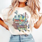 Vintage-Howls-Moving-Castle-Graphic-Tee-Sapelle-1