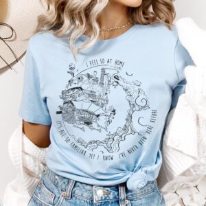 Vintage Howl's Moving Castle Graphic Tee by Sapelle