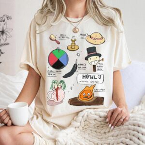Vintage Howl's Moving Castle Graphic Tee by Sapelle