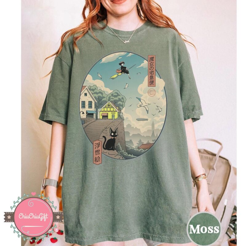 Vintage-Kikis-Delivery-Service-Jiji-Graphic-Tee-by-Sapelle Vintage Kiki's Delivery Service Jiji Graphic Tee by Sapelle