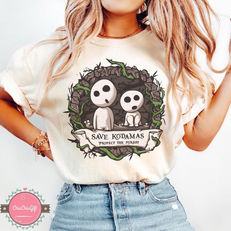 Vintage Kodama and Mononoke Graphic Tee