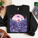Vintage-Ponyo-and-Sosuke-Graphic-Tee-by-Sapelle Vintage Ponyo and Sosuke Graphic Tee by Sapelle