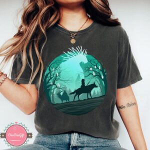 Vintage Princess Mononoke Forest Spirit Y2K Graphic Tee Sapelle