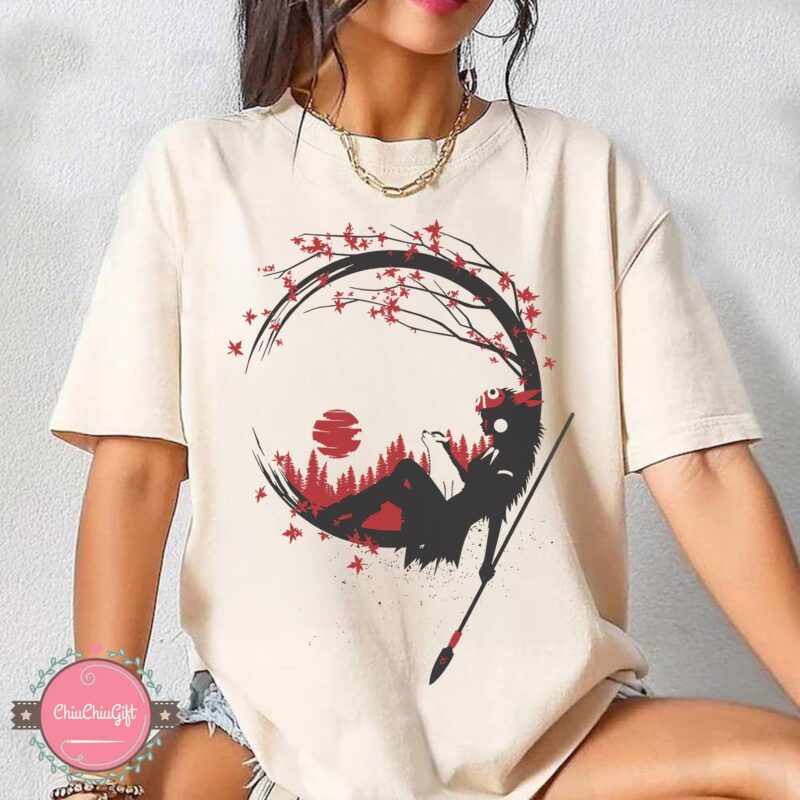 Vintage-Princess-Mononoke-Graphic-Tee-by-Sapelle Vintage Princess Mononoke Graphic Tee by Sapelle