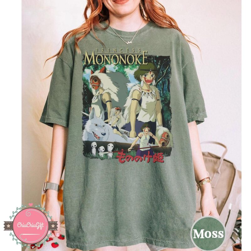 Vintage-Princess-Mononoke-Graphic-Tee-by-Sapelle Vintage Princess Mononoke Graphic Tee by Sapelle