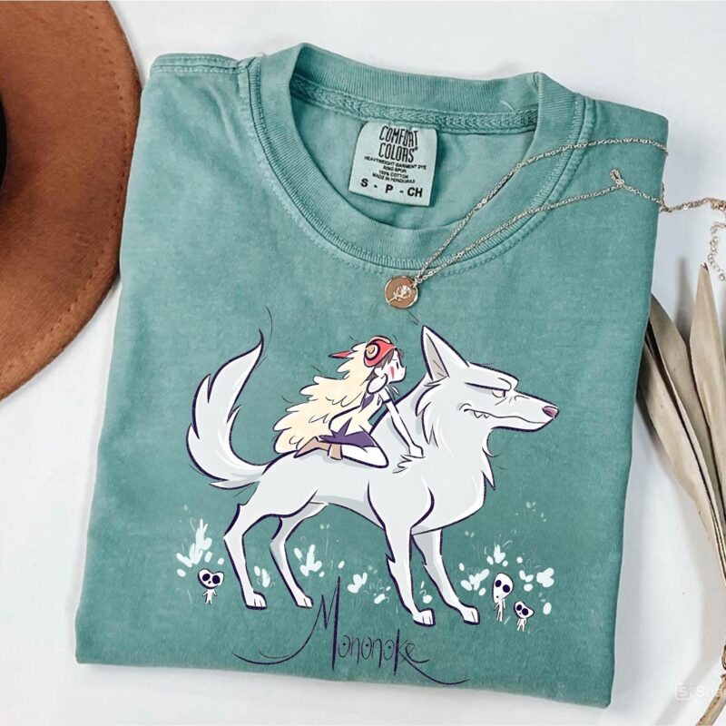 Vintage-Princess-Mononoke-Kodama-Graphic-Tee-by-Sapelle Vintage Princess Mononoke Kodama Graphic Tee by Sapelle