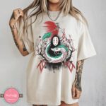 Vintage Spirited Away No Face Graphic Tee by Sapelle