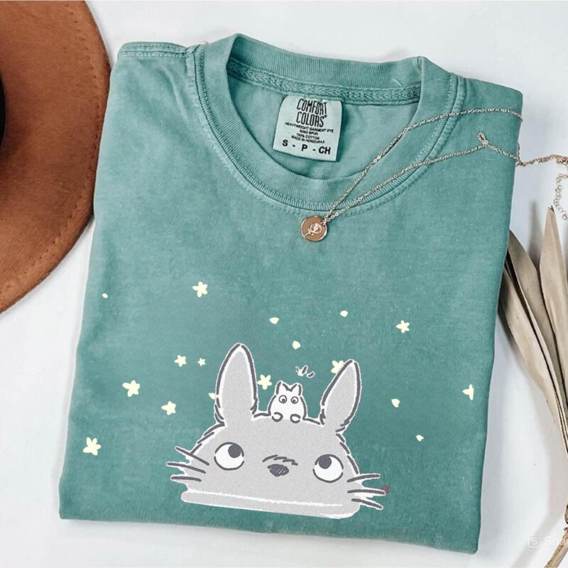 Vintage-Totoro-Anime-Graphic-Tee-by-Sapelle Vintage Totoro Anime Graphic Tee by Sapelle