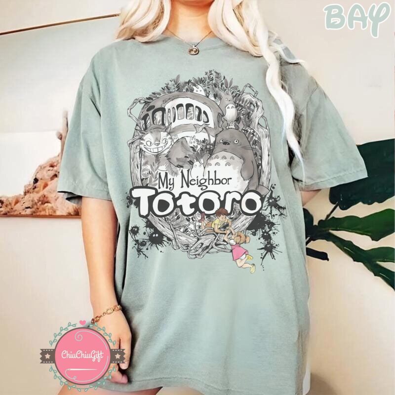 Vintage-Totoro-Graphic-Tee-by-Sapelle Vintage Totoro Graphic Tee by Sapelle