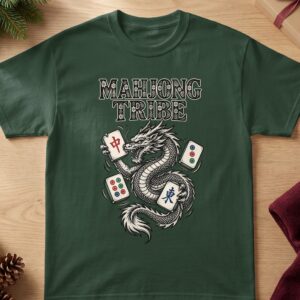 Mahjong Tribe Chinese Dragon Mah Jongg Tiles Squad Ma Jiang Player Group All Apparel